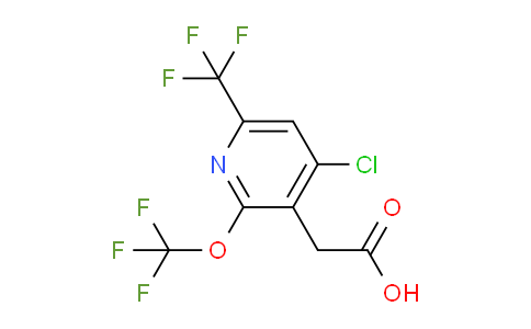 AM73097 | 1804558-73-3 | 4-Chloro-2-(trifluoromethoxy)-6-(trifluoromethyl)pyridine-3-acetic acid