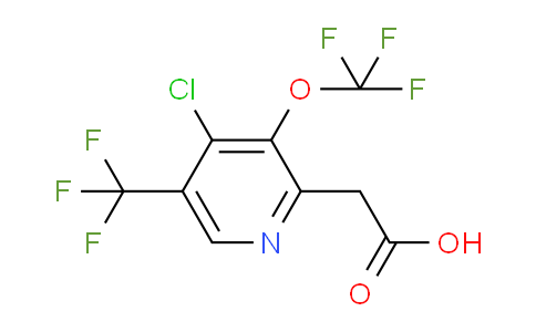 AM73099 | 1804767-98-3 | 4-Chloro-3-(trifluoromethoxy)-5-(trifluoromethyl)pyridine-2-acetic acid