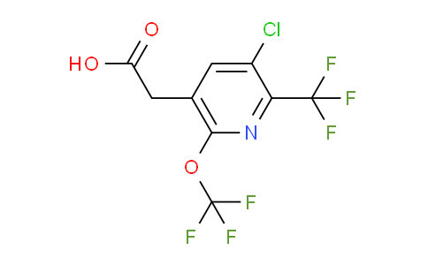AM73102 | 1804768-12-4 | 3-Chloro-6-(trifluoromethoxy)-2-(trifluoromethyl)pyridine-5-acetic acid