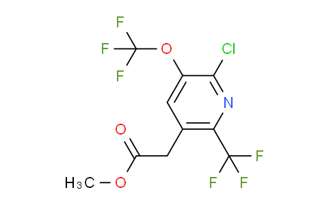 AM73106 | 1804768-34-0 | Methyl 2-chloro-3-(trifluoromethoxy)-6-(trifluoromethyl)pyridine-5-acetate