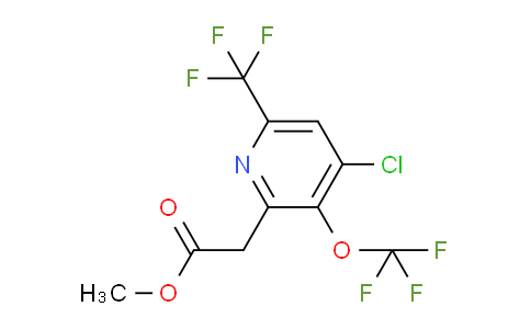 AM73108 | 1803966-33-7 | Methyl 4-chloro-3-(trifluoromethoxy)-6-(trifluoromethyl)pyridine-2-acetate