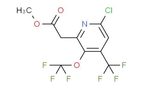 Methyl 6-chloro-3-(trifluoromethoxy)-4-(trifluoromethyl)pyridine-2-acetate