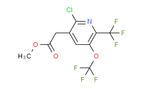 Methyl 2-chloro-5-(trifluoromethoxy)-6-(trifluoromethyl)pyridine-3-acetate