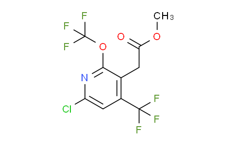 Methyl 6-chloro-2-(trifluoromethoxy)-4-(trifluoromethyl)pyridine-3-acetate