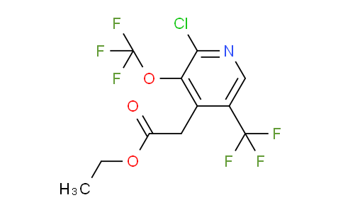 AM73121 | 1804001-46-4 | Ethyl 2-chloro-3-(trifluoromethoxy)-5-(trifluoromethyl)pyridine-4-acetate
