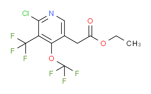 AM73124 | 1804001-49-7 | Ethyl 2-chloro-4-(trifluoromethoxy)-3-(trifluoromethyl)pyridine-5-acetate
