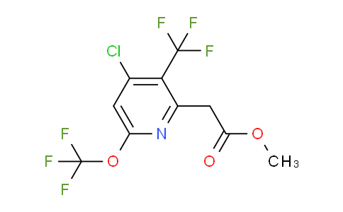 AM73132 | 1806203-00-8 | Methyl 4-chloro-6-(trifluoromethoxy)-3-(trifluoromethyl)pyridine-2-acetate