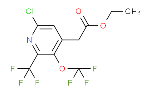 AM73134 | 1806248-88-3 | Ethyl 6-chloro-3-(trifluoromethoxy)-2-(trifluoromethyl)pyridine-4-acetate