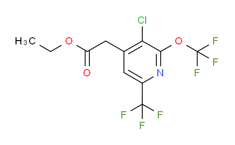 AM73138 | 1804327-55-6 | Ethyl 3-chloro-2-(trifluoromethoxy)-6-(trifluoromethyl)pyridine-4-acetate