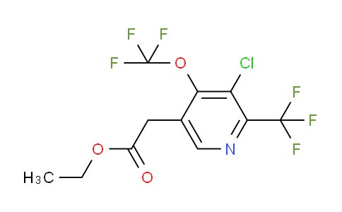 AM73140 | 1804718-88-4 | Ethyl 3-chloro-4-(trifluoromethoxy)-2-(trifluoromethyl)pyridine-5-acetate