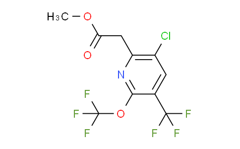 AM73141 | 1804001-33-9 | Methyl 5-chloro-2-(trifluoromethoxy)-3-(trifluoromethyl)pyridine-6-acetate