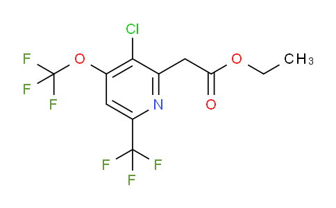 AM73144 | 1806146-37-1 | Ethyl 3-chloro-4-(trifluoromethoxy)-6-(trifluoromethyl)pyridine-2-acetate
