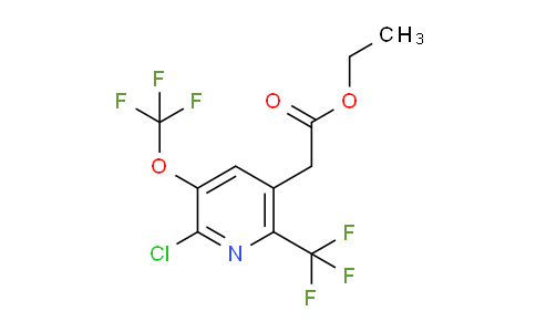 AM73147 | 1806203-02-0 | Ethyl 2-chloro-3-(trifluoromethoxy)-6-(trifluoromethyl)pyridine-5-acetate
