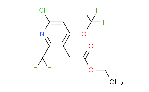 AM73153 | 1806203-04-2 | Ethyl 6-chloro-4-(trifluoromethoxy)-2-(trifluoromethyl)pyridine-3-acetate