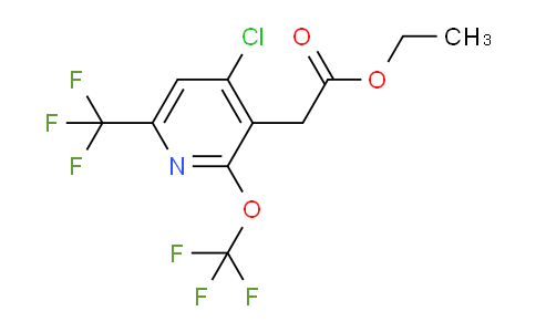 AM73154 | 1803966-90-6 | Ethyl 4-chloro-2-(trifluoromethoxy)-6-(trifluoromethyl)pyridine-3-acetate
