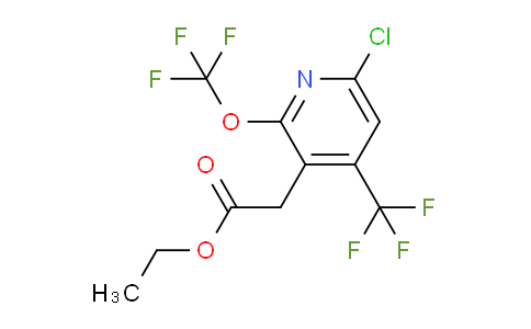 AM73164 | 1806248-92-9 | Ethyl 6-chloro-2-(trifluoromethoxy)-4-(trifluoromethyl)pyridine-3-acetate