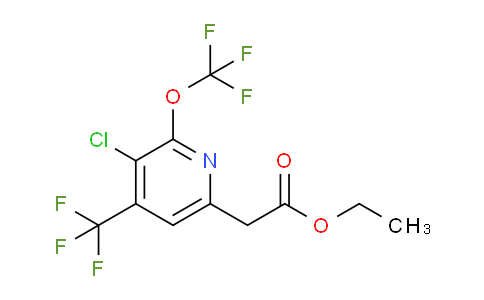 AM73166 | 1806146-01-9 | Ethyl 3-chloro-2-(trifluoromethoxy)-4-(trifluoromethyl)pyridine-6-acetate