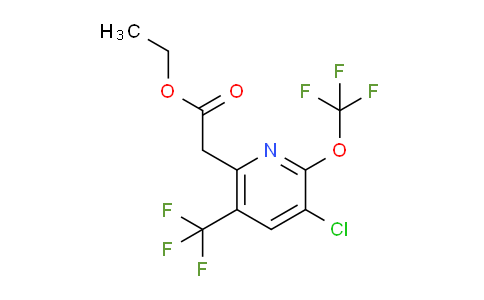 AM73167 | 1804559-72-5 | Ethyl 3-chloro-2-(trifluoromethoxy)-5-(trifluoromethyl)pyridine-6-acetate