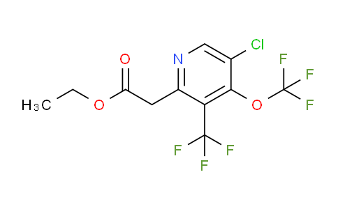 AM73171 | 1804327-61-4 | Ethyl 5-chloro-4-(trifluoromethoxy)-3-(trifluoromethyl)pyridine-2-acetate