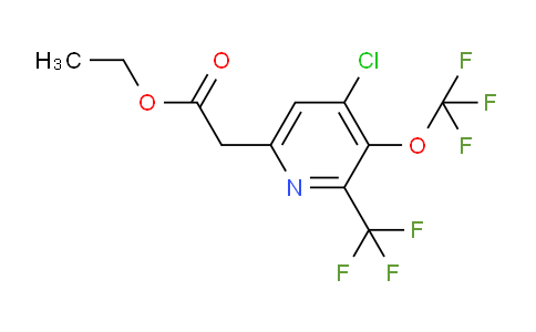 AM73182 | 1806249-05-7 | Ethyl 4-chloro-3-(trifluoromethoxy)-2-(trifluoromethyl)pyridine-6-acetate