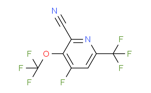 AM73183 | 1806160-02-0 | 2-Cyano-4-fluoro-3-(trifluoromethoxy)-6-(trifluoromethyl)pyridine