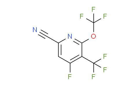 AM73185 | 1804641-84-6 | 6-Cyano-4-fluoro-2-(trifluoromethoxy)-3-(trifluoromethyl)pyridine