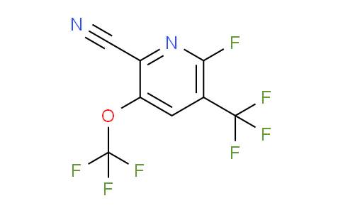 2-Cyano-6-fluoro-3-(trifluoromethoxy)-5-(trifluoromethyl)pyridine