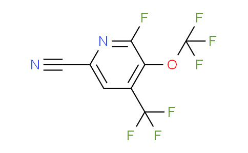 6-Cyano-2-fluoro-3-(trifluoromethoxy)-4-(trifluoromethyl)pyridine