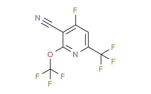 AM73193 | 1804780-77-5 | 3-Cyano-4-fluoro-2-(trifluoromethoxy)-6-(trifluoromethyl)pyridine