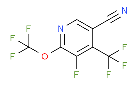 5-Cyano-3-fluoro-2-(trifluoromethoxy)-4-(trifluoromethyl)pyridine