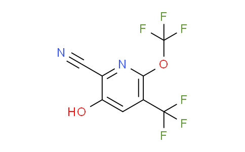 2-Cyano-3-hydroxy-6-(trifluoromethoxy)-5-(trifluoromethyl)pyridine