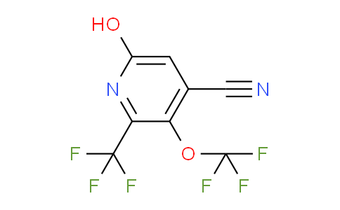 4-Cyano-6-hydroxy-3-(trifluoromethoxy)-2-(trifluoromethyl)pyridine