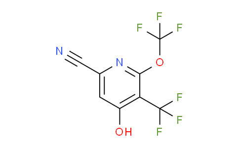 6-Cyano-4-hydroxy-2-(trifluoromethoxy)-3-(trifluoromethyl)pyridine