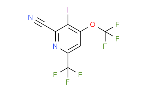 AM73231 | 1804823-75-3 | 2-Cyano-3-iodo-4-(trifluoromethoxy)-6-(trifluoromethyl)pyridine