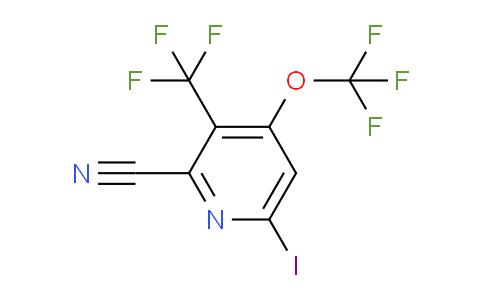 AM73239 | 1804392-77-5 | 2-Cyano-6-iodo-4-(trifluoromethoxy)-3-(trifluoromethyl)pyridine