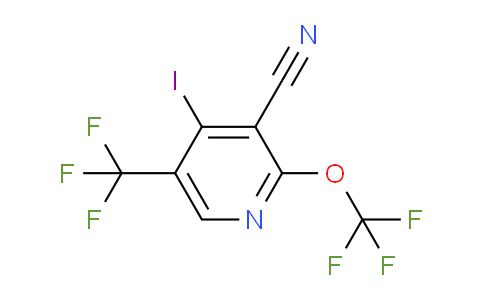 AM73245 | 1804720-23-7 | 3-Cyano-4-iodo-2-(trifluoromethoxy)-5-(trifluoromethyl)pyridine