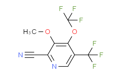 AM73266 | 1804698-26-7 | 2-Cyano-3-methoxy-4-(trifluoromethoxy)-5-(trifluoromethyl)pyridine