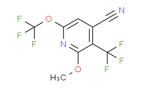 AM73278 | 1804788-60-0 | 4-Cyano-2-methoxy-6-(trifluoromethoxy)-3-(trifluoromethyl)pyridine