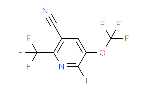 AM73280 | 1804783-63-8 | 5-Cyano-2-iodo-3-(trifluoromethoxy)-6-(trifluoromethyl)pyridine