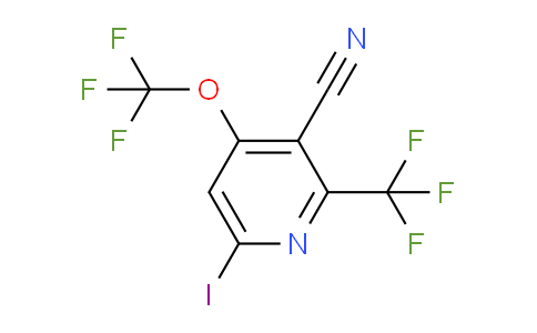 AM73281 | 1806119-26-5 | 3-Cyano-6-iodo-4-(trifluoromethoxy)-2-(trifluoromethyl)pyridine