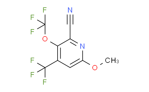 AM73296 | 1806119-59-4 | 2-Cyano-6-methoxy-3-(trifluoromethoxy)-4-(trifluoromethyl)pyridine