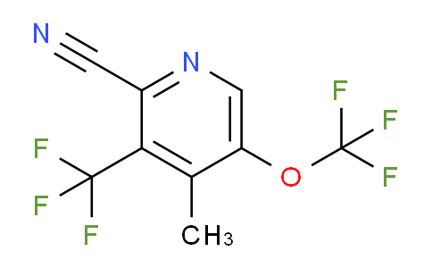 AM73297 | 1804702-73-5 | 2-Cyano-4-methyl-5-(trifluoromethoxy)-3-(trifluoromethyl)pyridine