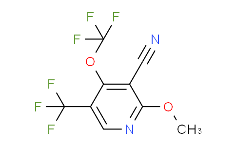 AM73299 | 1806046-18-3 | 3-Cyano-2-methoxy-4-(trifluoromethoxy)-5-(trifluoromethyl)pyridine