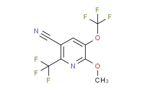 5-Cyano-2-methoxy-3-(trifluoromethoxy)-6-(trifluoromethyl)pyridine