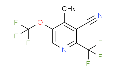 3-Cyano-4-methyl-5-(trifluoromethoxy)-2-(trifluoromethyl)pyridine