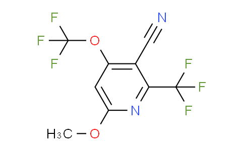 3-Cyano-6-methoxy-4-(trifluoromethoxy)-2-(trifluoromethyl)pyridine