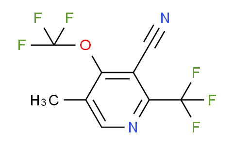 3-Cyano-5-methyl-4-(trifluoromethoxy)-2-(trifluoromethyl)pyridine