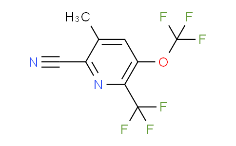 2-Cyano-3-methyl-5-(trifluoromethoxy)-6-(trifluoromethyl)pyridine