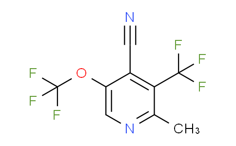 4-Cyano-2-methyl-5-(trifluoromethoxy)-3-(trifluoromethyl)pyridine