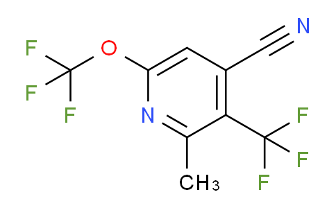 4-Cyano-2-methyl-6-(trifluoromethoxy)-3-(trifluoromethyl)pyridine